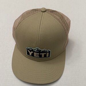 Yeti Tan Mesh Trucker Hat